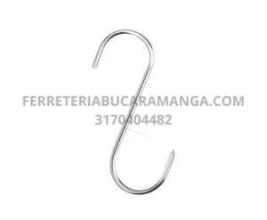 Gancho Fijo de 11cm x 3/16 Inoxidable Para Carniceria Bucaramanga